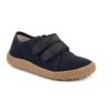 Barefoot plátěné tenisky Canvas Dark Blue modré  – FRODOO