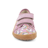 Barefoot plátěné tenisky Canvas White/Pink s jednorožci  – FRODDO