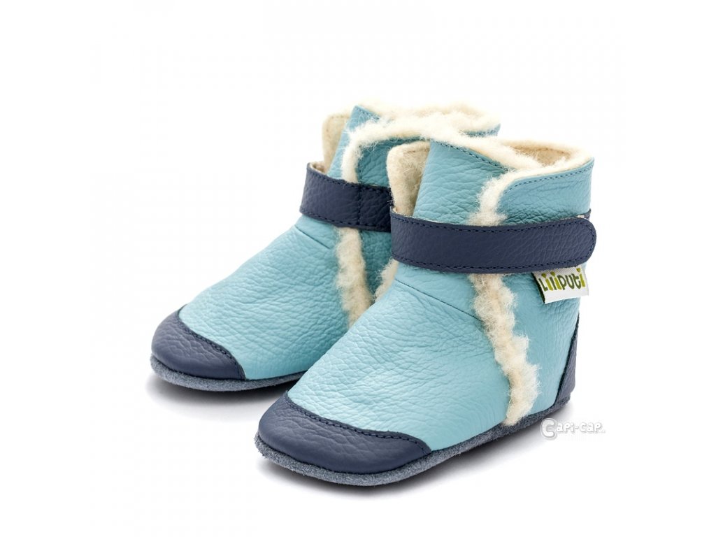 Liliputi zimní capáčky Eskimo modré