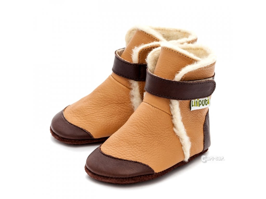 Liliputi zimní capáčky Eskimo hnědé