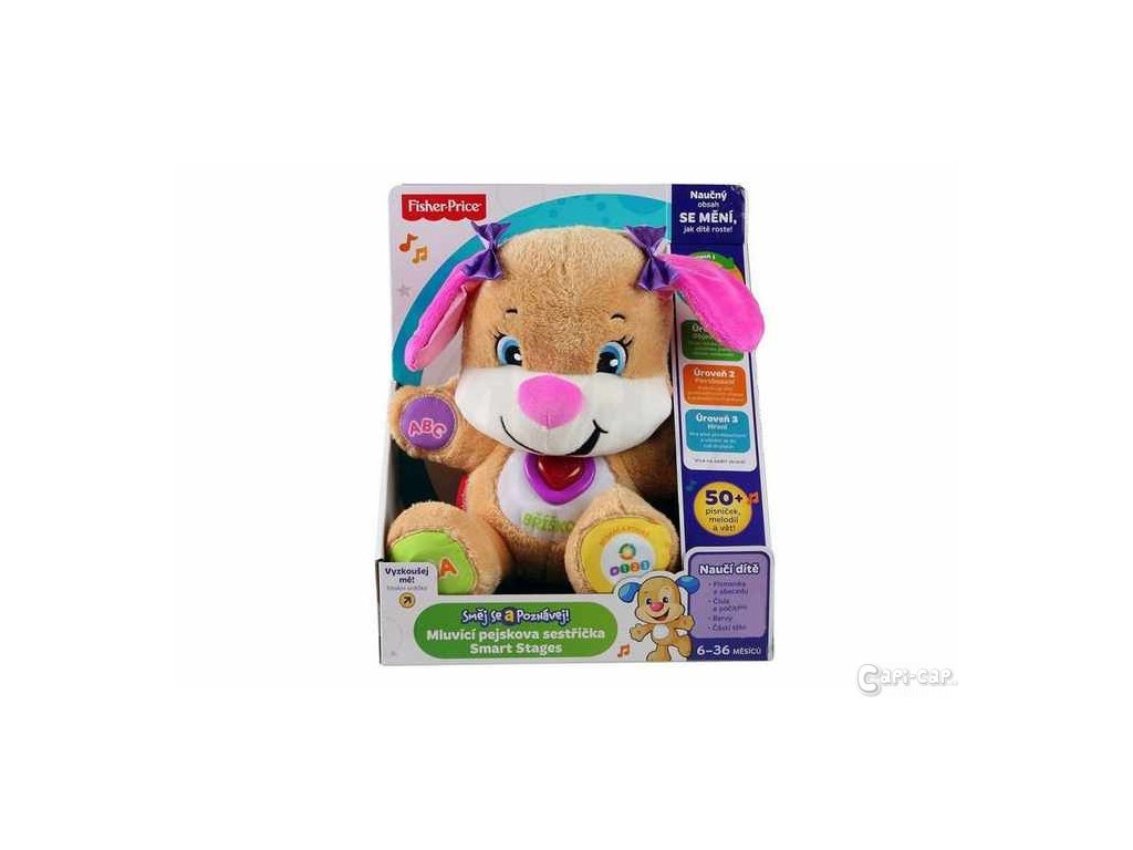 Fisher-Price Mluvící Pejskova sestřička Smart stages CZ