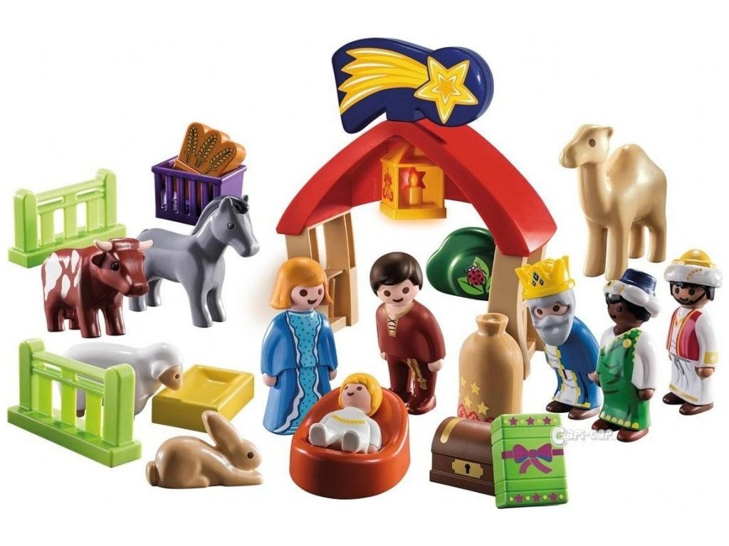 Playmobil 70259 Adventní kalendář Vánoční betlém 1.2.3 Capicap.cz