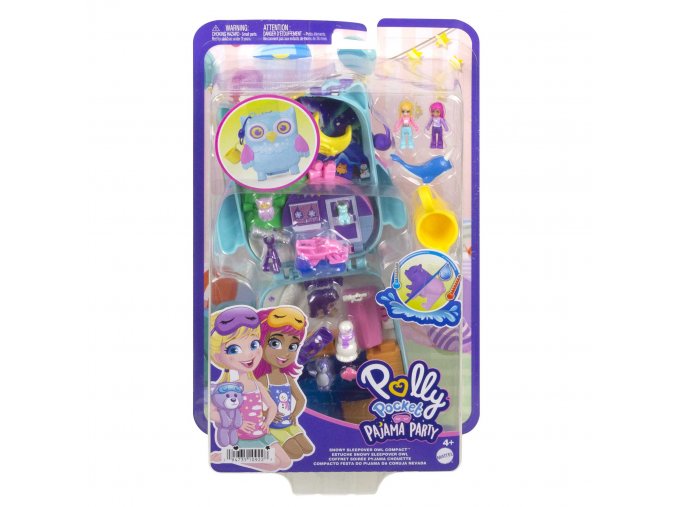 polly pocket mini pocketova kabelka snezna sova 1