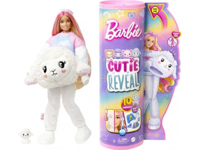 Barbie Cutie Reveal Pastelová edice Ovečka