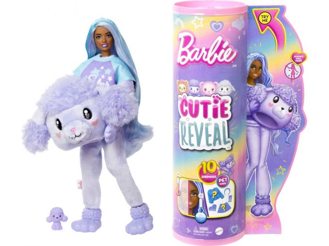 Barbie Cutie Reveal Pastelová edice Pudl