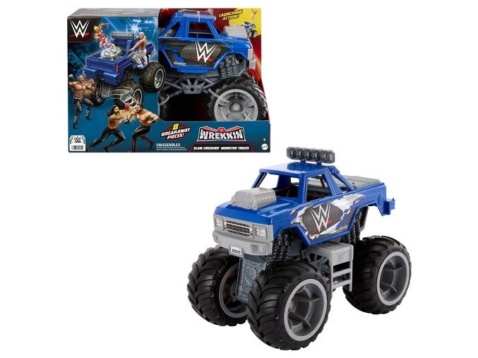 wwe wrekkin slam crusher monster truck 1