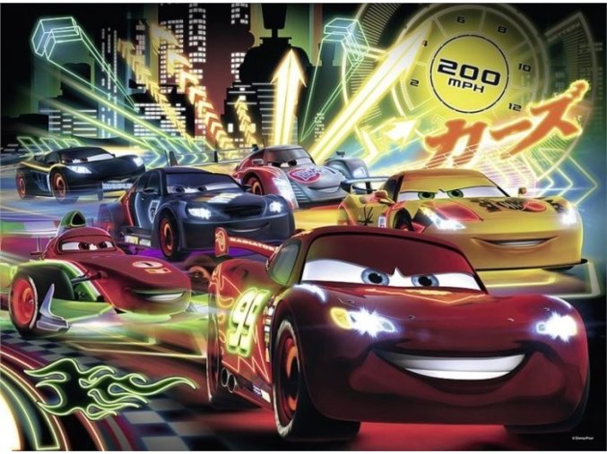 Ravensburger 10520 Puzzle Cars Neon XXL 100 dílků