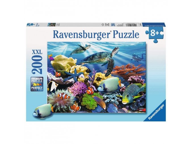 Ravensburger 12608 Puzzle Podmořský svět 200 XXL dílků