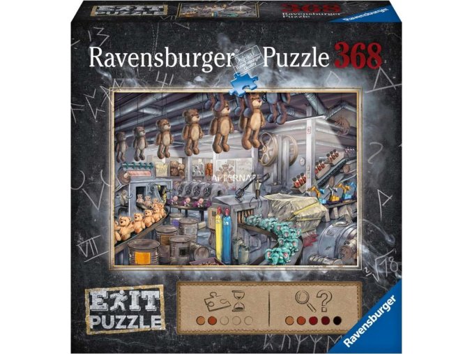 Ravensburger 16484 Exit Puzzle: V továrně na hračky 368 dílků