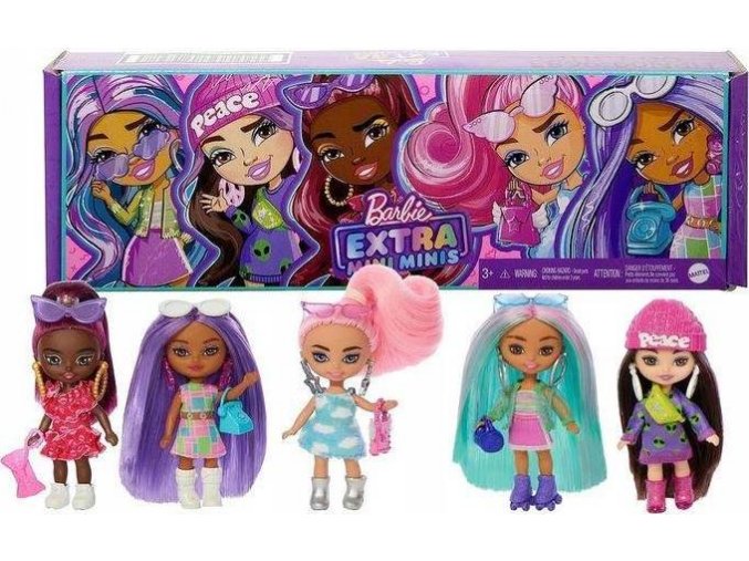 Barbie Exta MINI MINIS sada 5 ks panenek