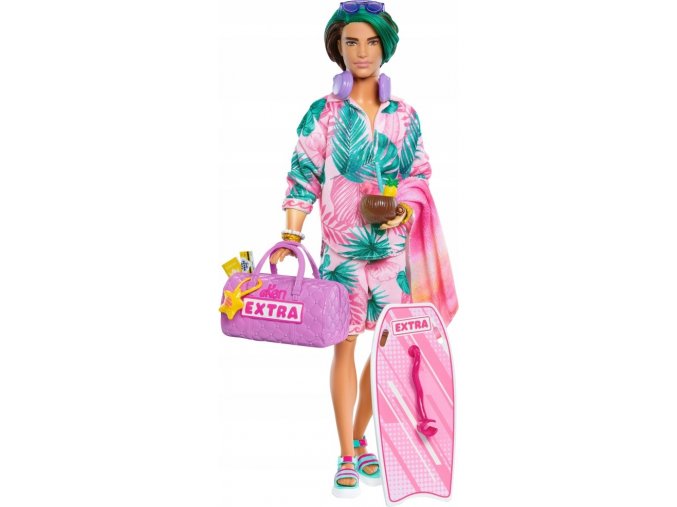 Barbie® Extra Ken v plážovém outfitu