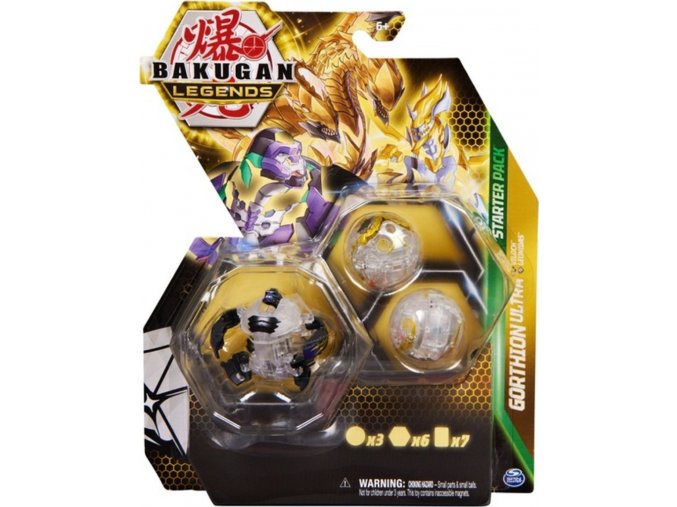 Bakugan Legends startovací sada S5 GORTHION ULTRA x VILOCH x LEONIDAS