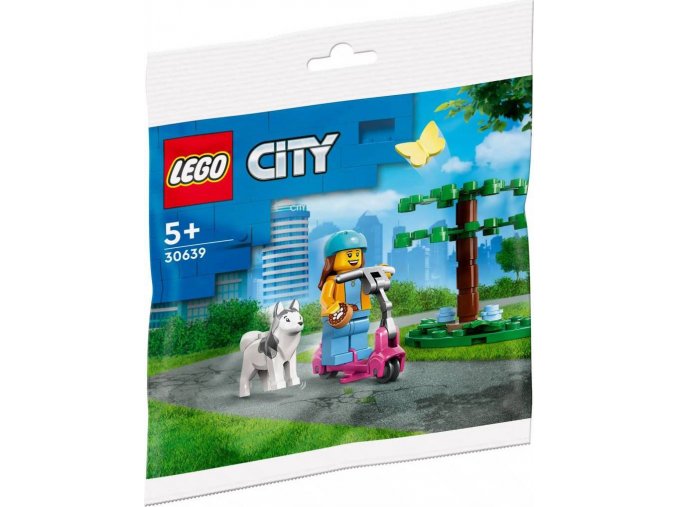 LEGO® CITY 30639 Psí park a skútr