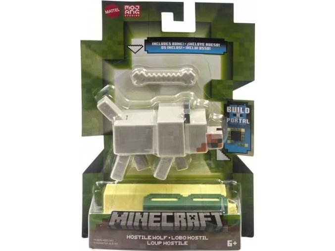 Minecraft figurka NEPŘÁTELSKÝ VLK 9 cm