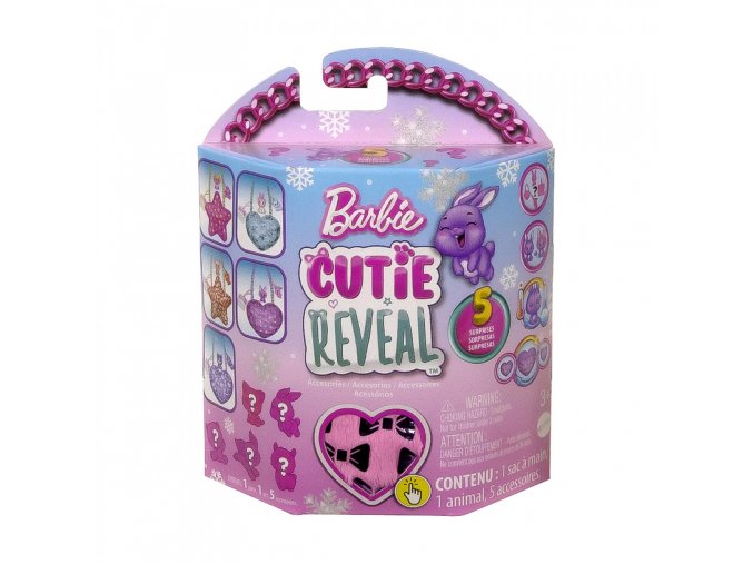 barbie cutie reveal plysova kabelka srdicko ruzove 1