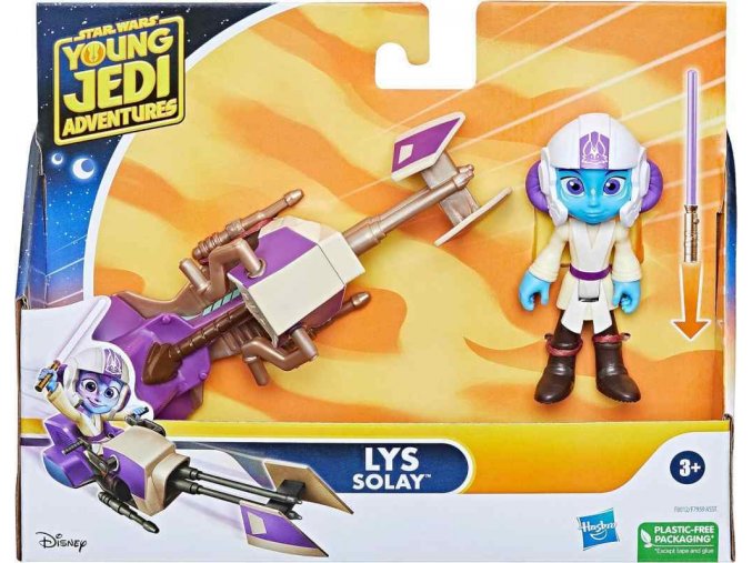 STAR WARS Dobrodružství mladých Jediů figurka a vozidlo LYS SOLAY