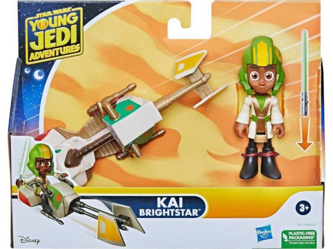 STAR WARS Dobrodružství mladých Jediů figurka a vozidlo KAI BRIGHTSTAR