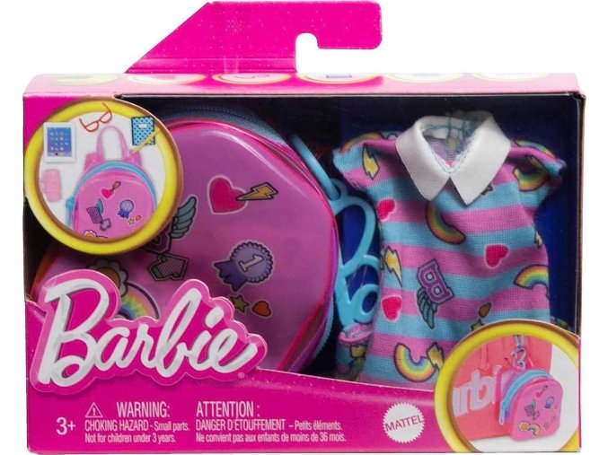 Barbie® Deluxe set s neonovým batohem