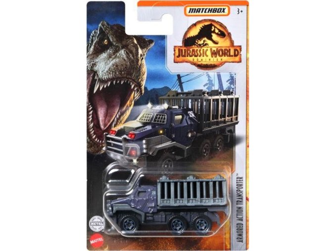 Matchbox™ Jurský svět angličák Armored Action Transporter™