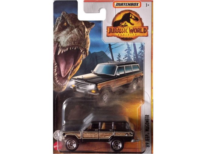 Matchbox Jurský svět angličák '89 Jeep Wagoneer