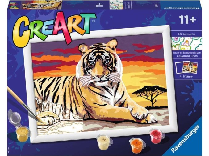 Ravensburger 20193 CreArt Majestátní tygr