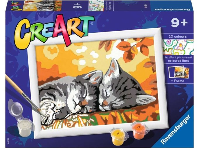 Ravensburger 20190 CreArt Podzimní koťata