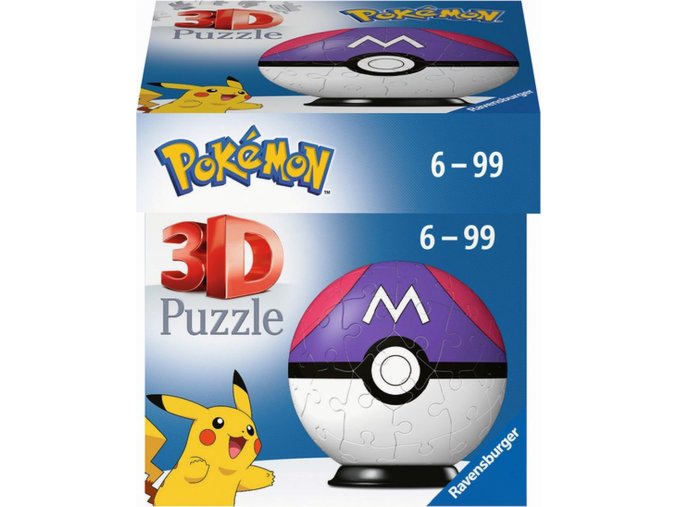 Puzzle-Ball Pokémon: Master Ball 54 dílků