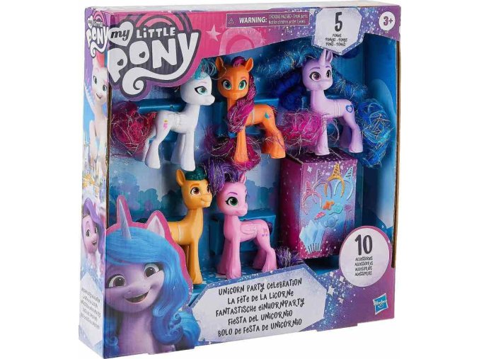 My Little Pony Jednorožčí párty oslava 5 poníků