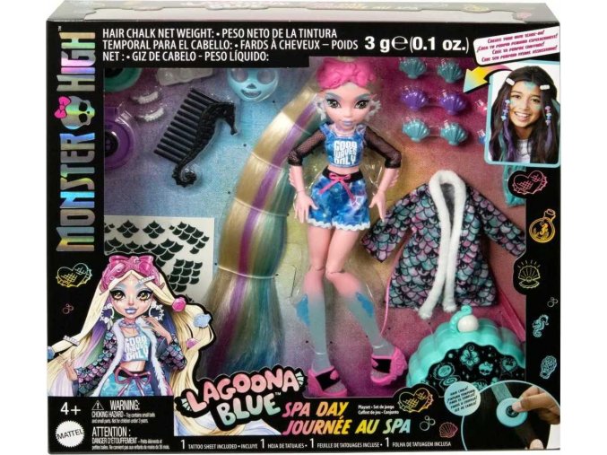 Monster High Panenka Lagoona a Wellděsový relax