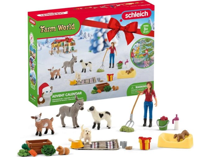 Schleich® 98983 Adventní kalendář Schleich® 2023 - Domácí zvířata