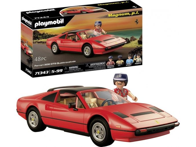 PLAYMOBIL® 71343 Ferrari 308 GTS Quattrovalvole z filmu Magnum