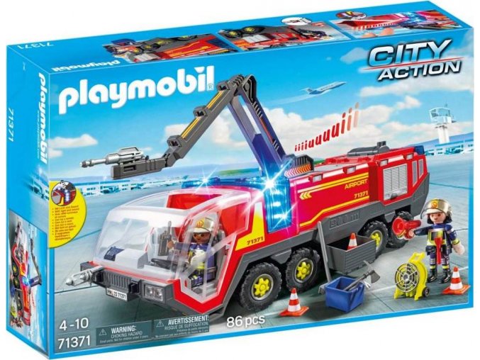 PLAYMOBIL® 71371 Letištní hasičský vůz se sirénou