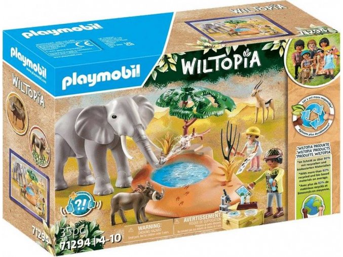 PLAYMOBIL® Wiltopia 71294 Výlet k vodě se slonem