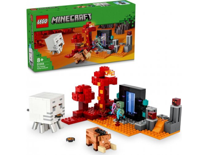 LEGO® Minecraft® 21255 Přepadení v portálu do Netheru