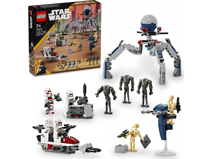 LEGO® Star Wars™ 75372 Bitevní balíček klonového vojáka a bitevního droida