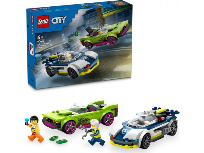 LEGO® CITY 60415 Honička policejního auta a sporťáku