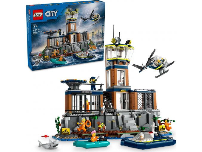 LEGO® CITY 60419 Policie a vězení na ostrově