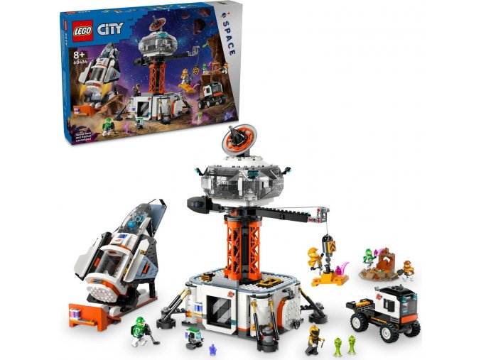 LEGO® CITY 60434 Vesmírná základna a startovací rampa pro raketu