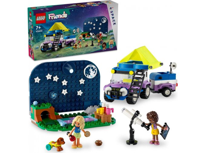 LEGO® Friends 42603 Karavan na pozorování hvězd