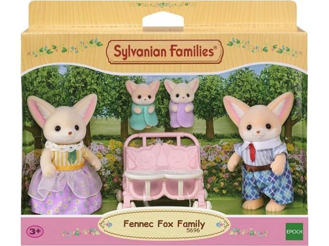 Sylvanian Families 5696 Rodina fenků s dvojčaty