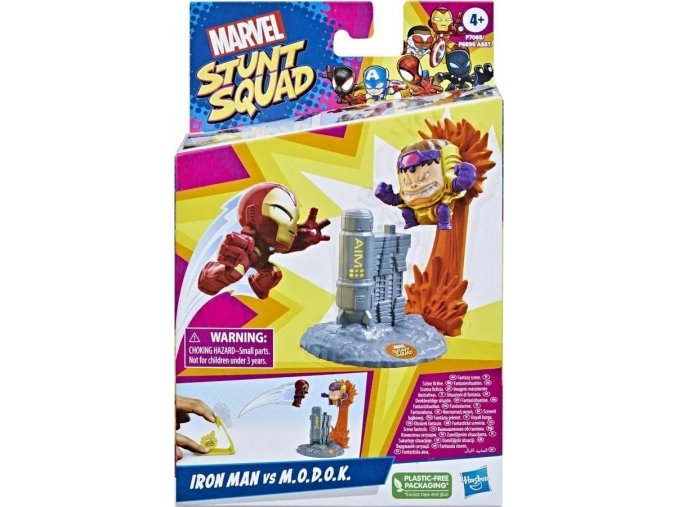 MARVEL Stunt Squad figurka Iron Man vs M.o.d.o.k.