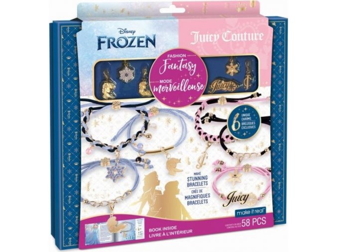 Make It Real Disney x Juicy Couture výroba náramků Frozen Fashion Fantasy