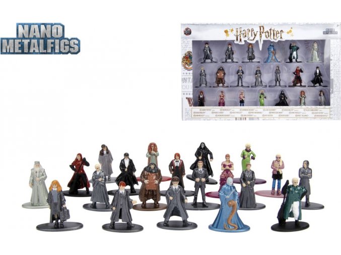 Figurky NANOMETALFIGS sběratelské 4 cm Harry Potter 20 ks