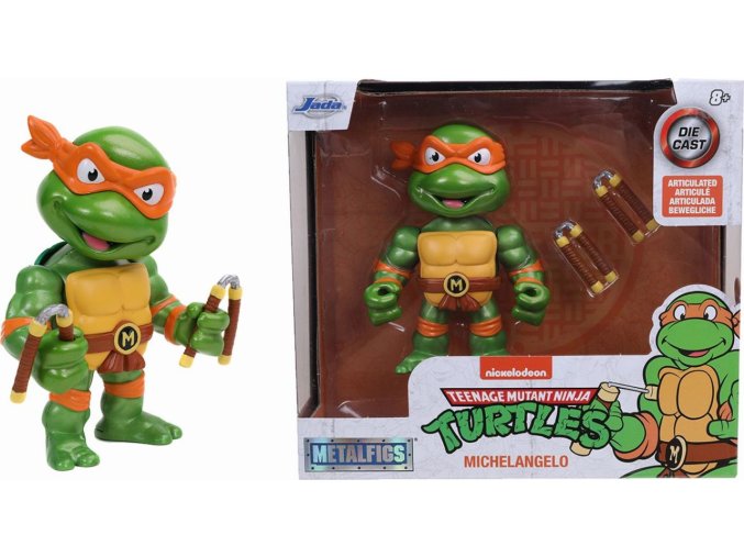 Figurka METALFIGS Turtles Michelangelo 10 cm