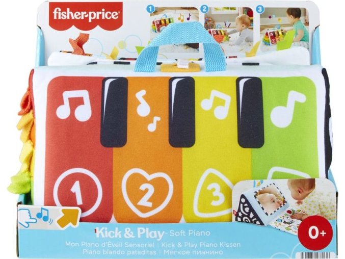 Fisher Price měkké piano se zrcátkem