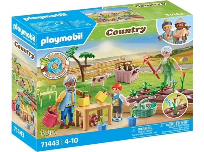 PLAYMOBIL® 71443 Malebná zeleninová zahrádka u prarodičů