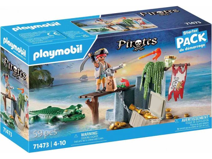 PLAYMOBIL® 71473 Pirát s aligátorem