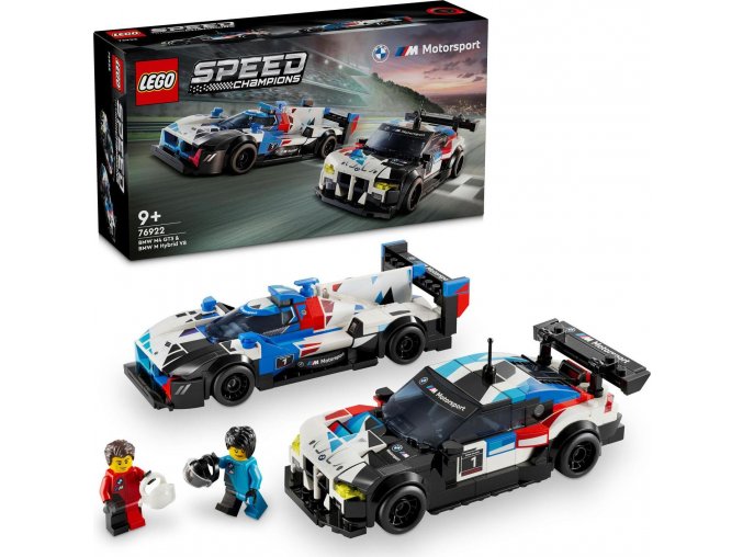 LEGO® Speed Champions 76922 Závodní auta BMW M4 GT3 a BMW M Hybrid V8