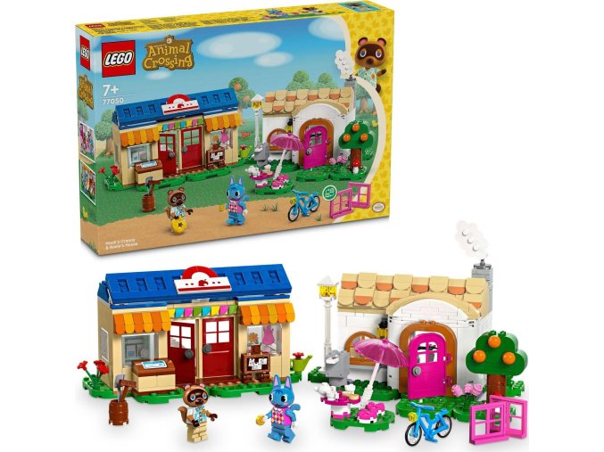 LEGO® Animal Crossing™ 77050 Nook's Cranny a dům Rosie