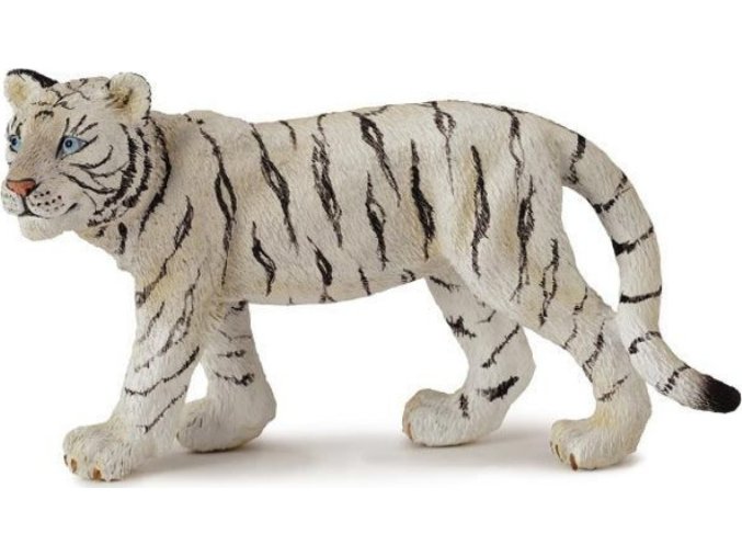 Collecta 88429 Tygr bílý mládě stojící